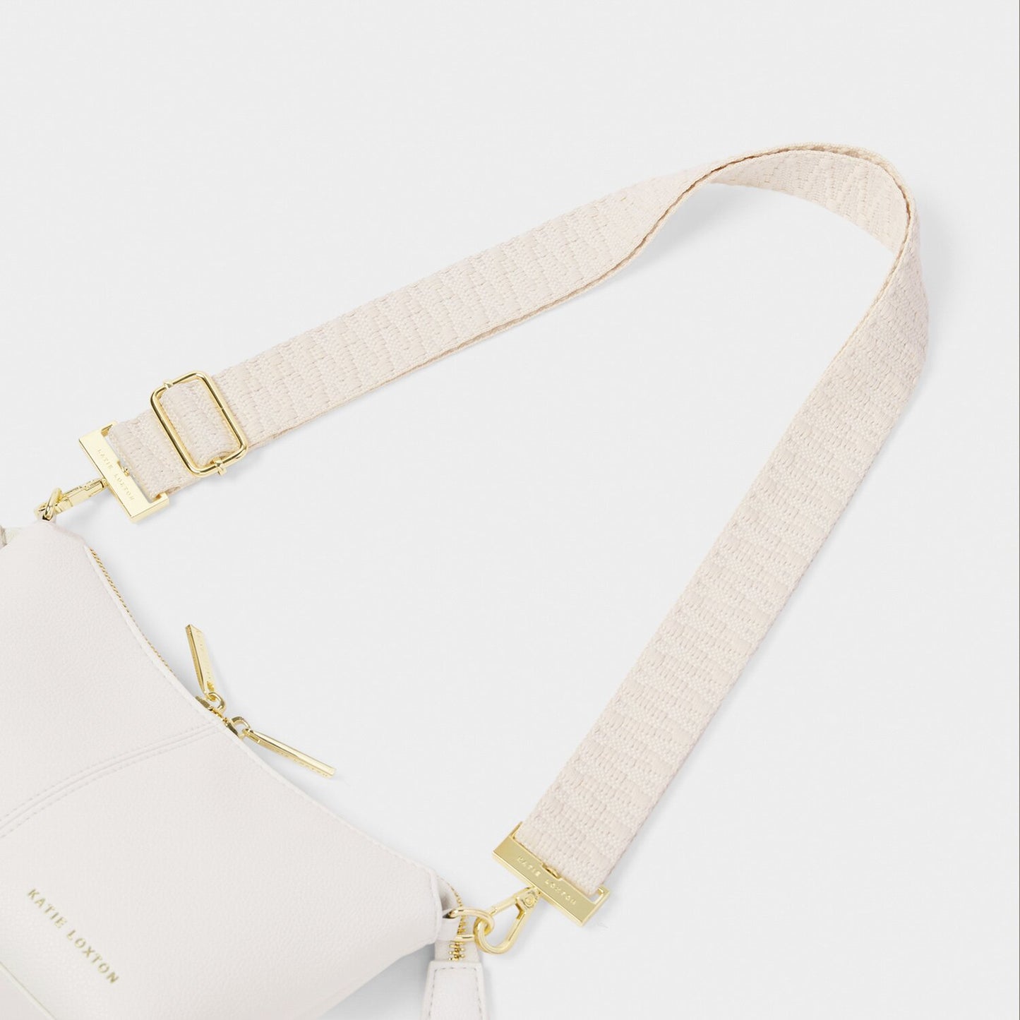 Katie Loxton Canvas Ecru Zig Zag Strap