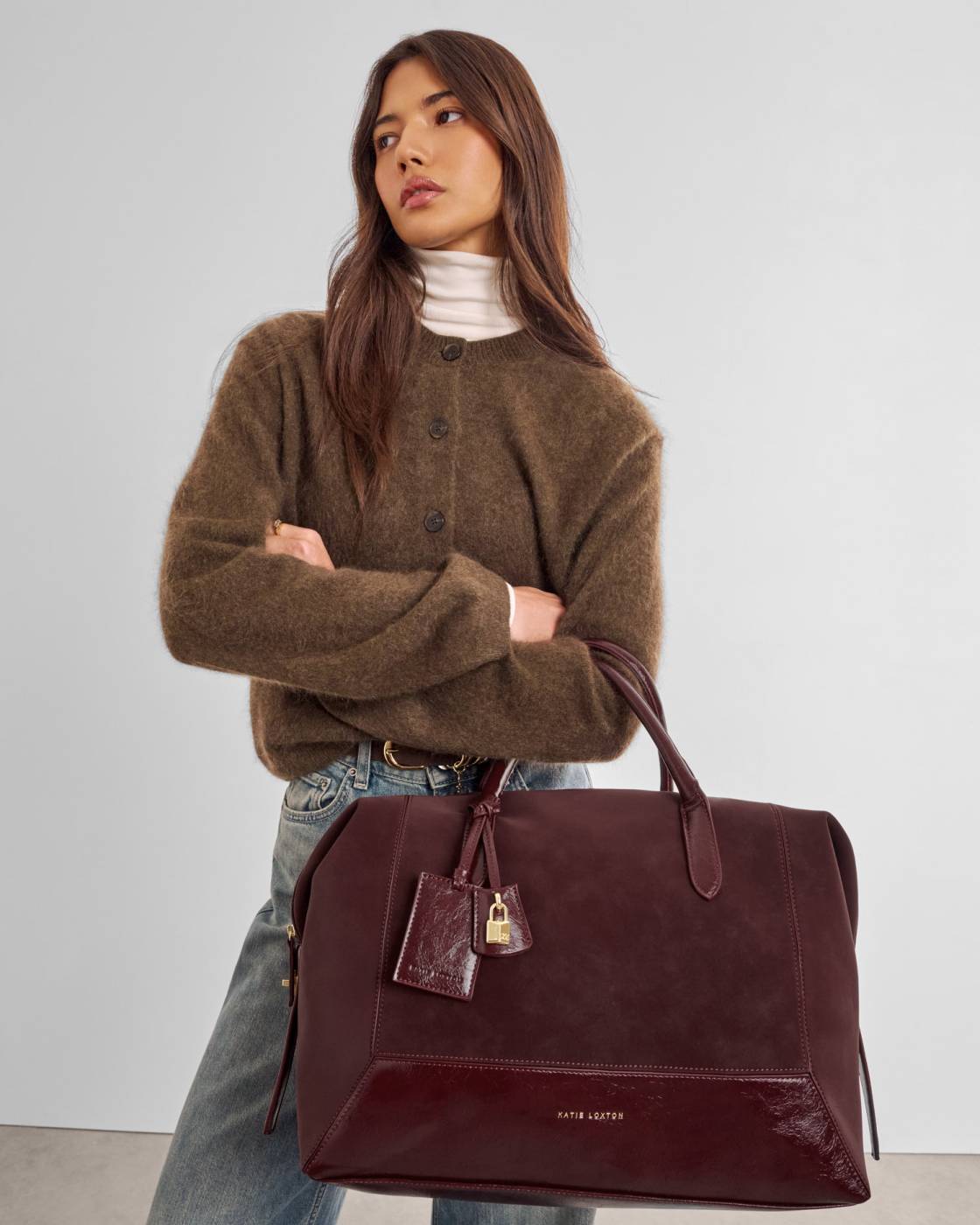 Katie Loxton Charlbury Suedette Cabin Bag