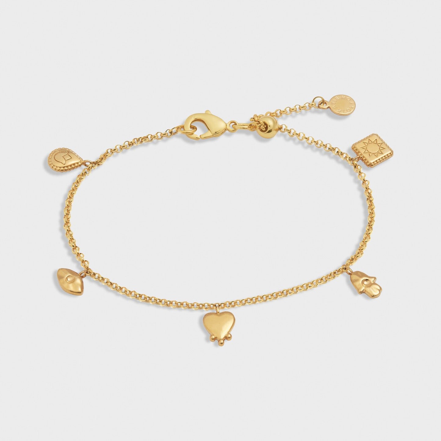 Katie Loxton Boheme Waterproof Gold Charm Bracelet