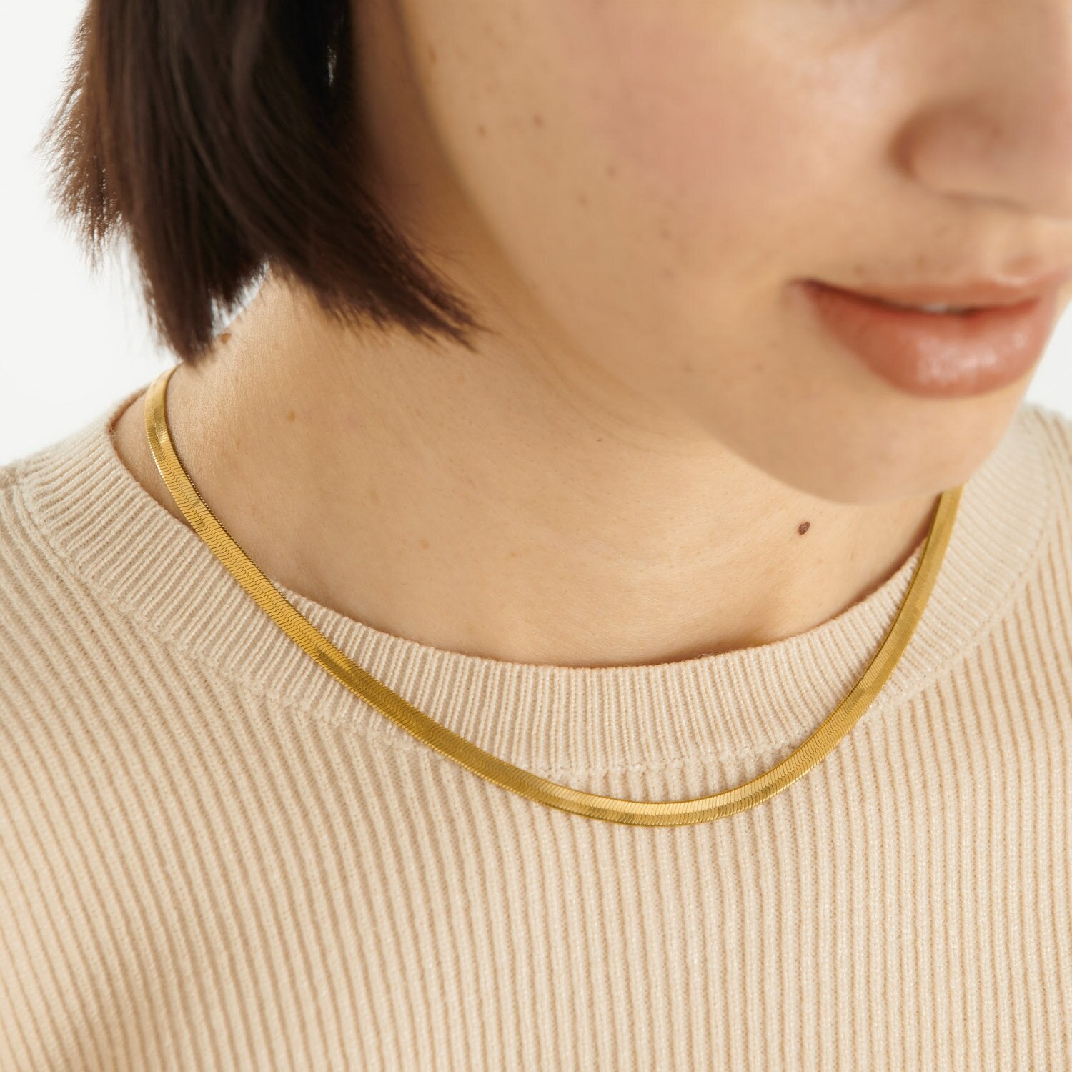 Katie Loxton Ciana Waterproof Gold Snake Chain Necklace