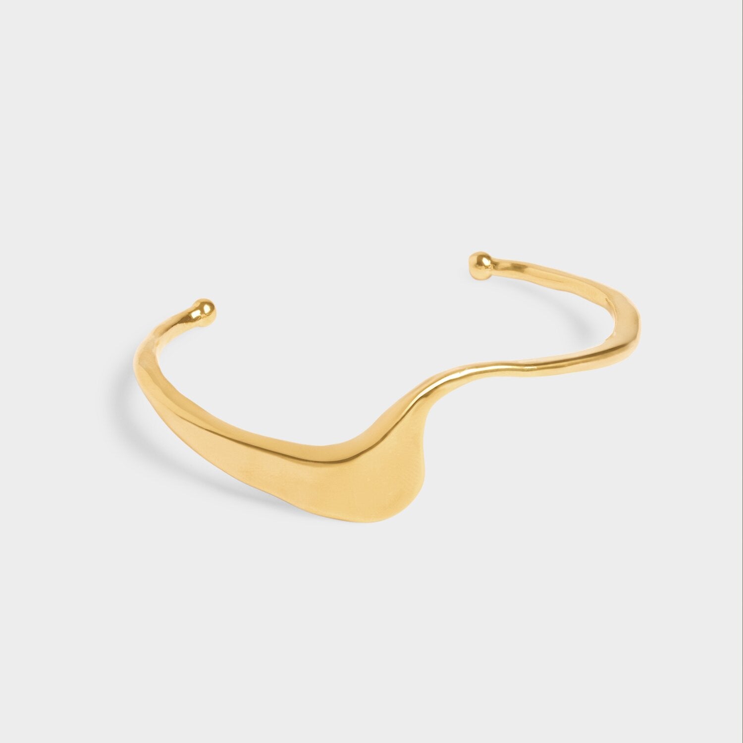 Katie Loxton Marina Waterproof Gold Wave Bangle