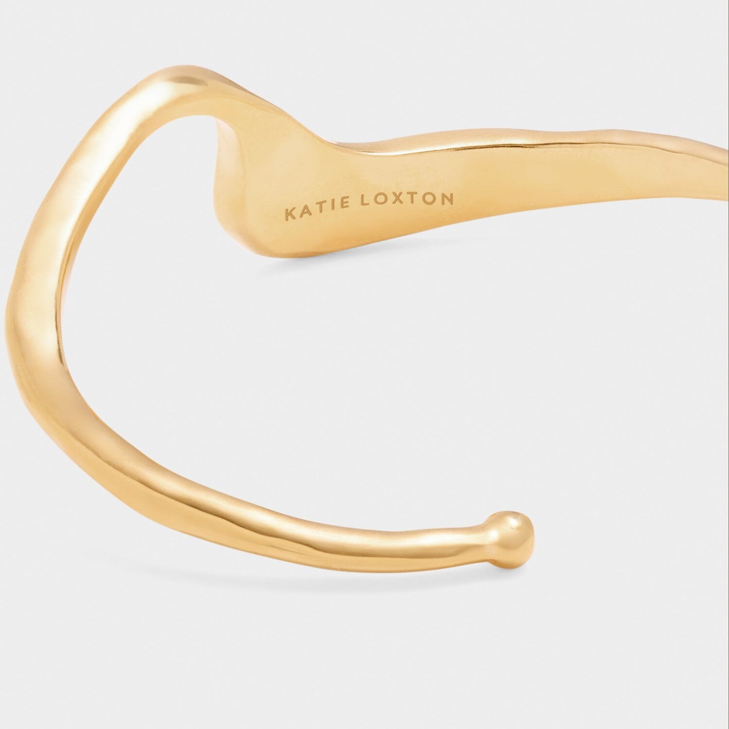 Katie Loxton Marina Waterproof Gold Wave Bangle