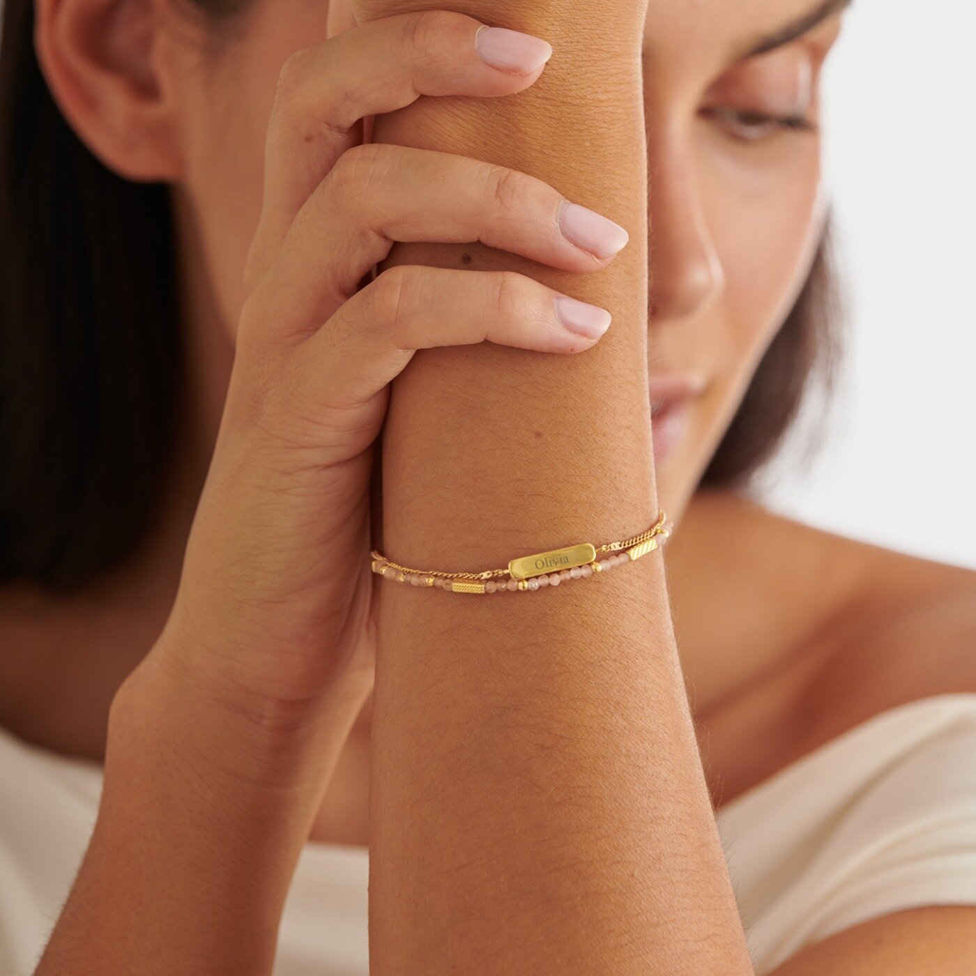 Katie Loxton Birthstone Waterproof Gold Bracelet