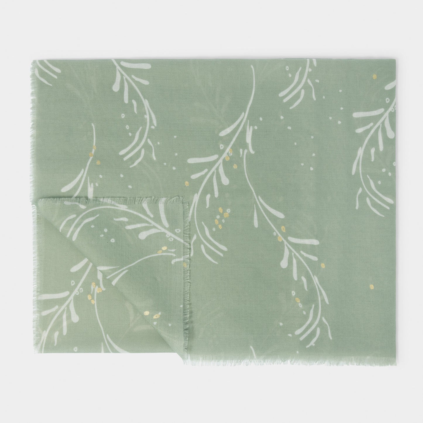 Katie Loxton Mistletoe Printed Foil Scarf