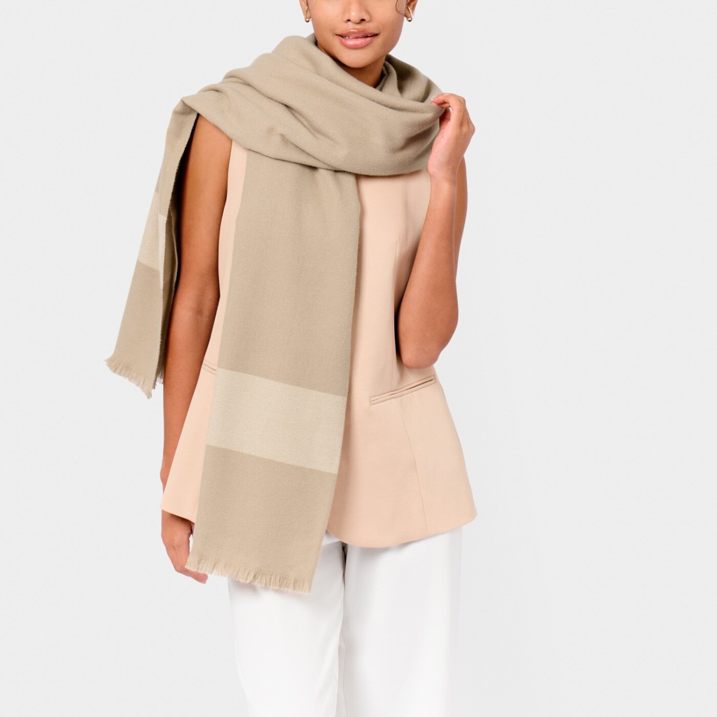 Katie Loxton Stripe Blanket Scarf