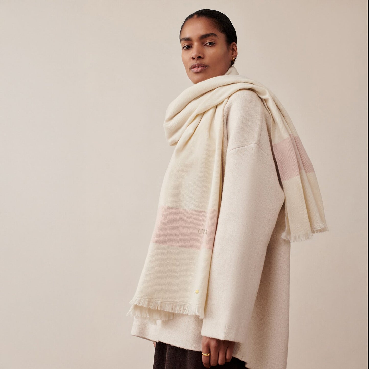 Katie Loxton Stripe Blanket Scarf