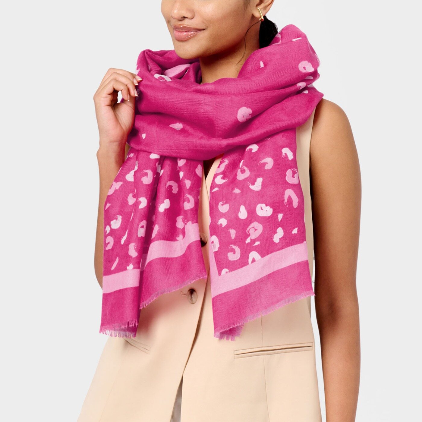 Katie Loxton Foil Printed Scarf