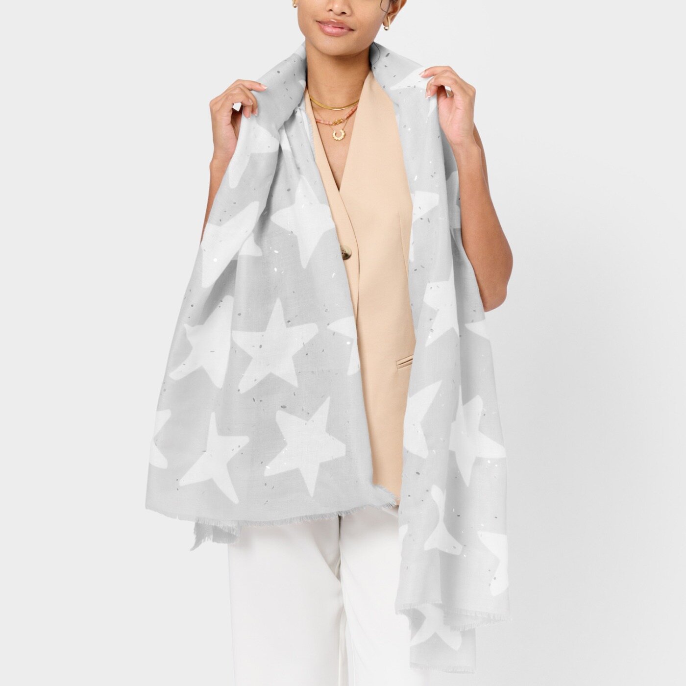 Katie Loxton Foil Printed Scarf