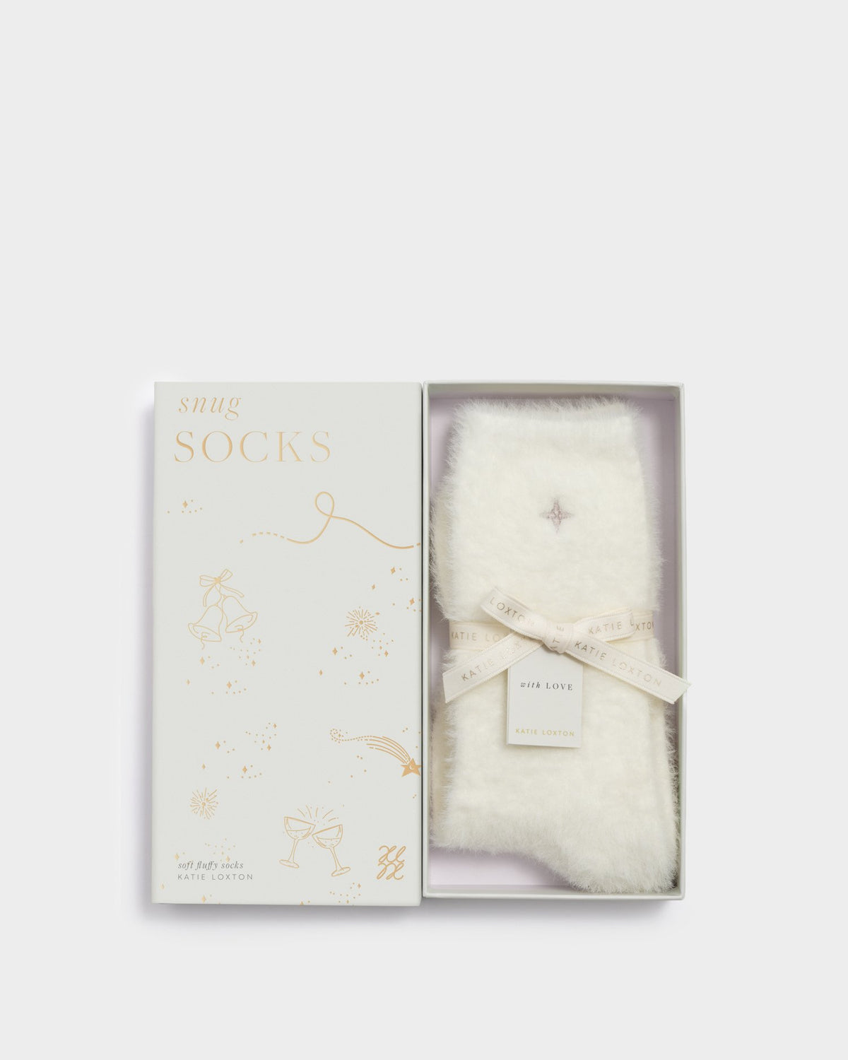 Katie Loxton Gift Boxed Fluffy Star Socks