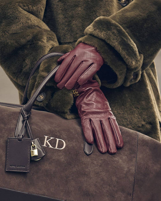 Katie Loxton Gift Boxed Faux Leather Gloves