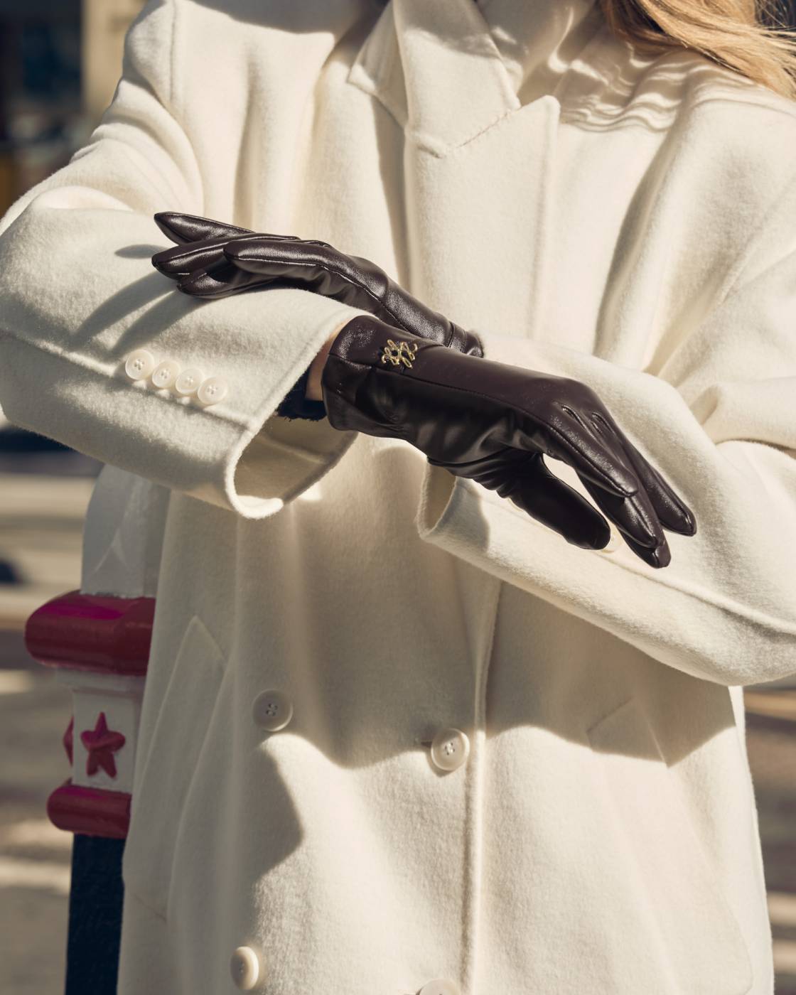 Katie Loxton Gift Boxed Faux Leather Gloves