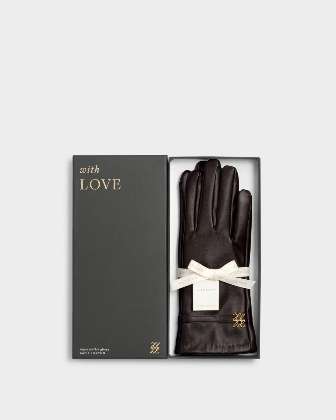 Katie Loxton Gift Boxed Faux Leather Gloves