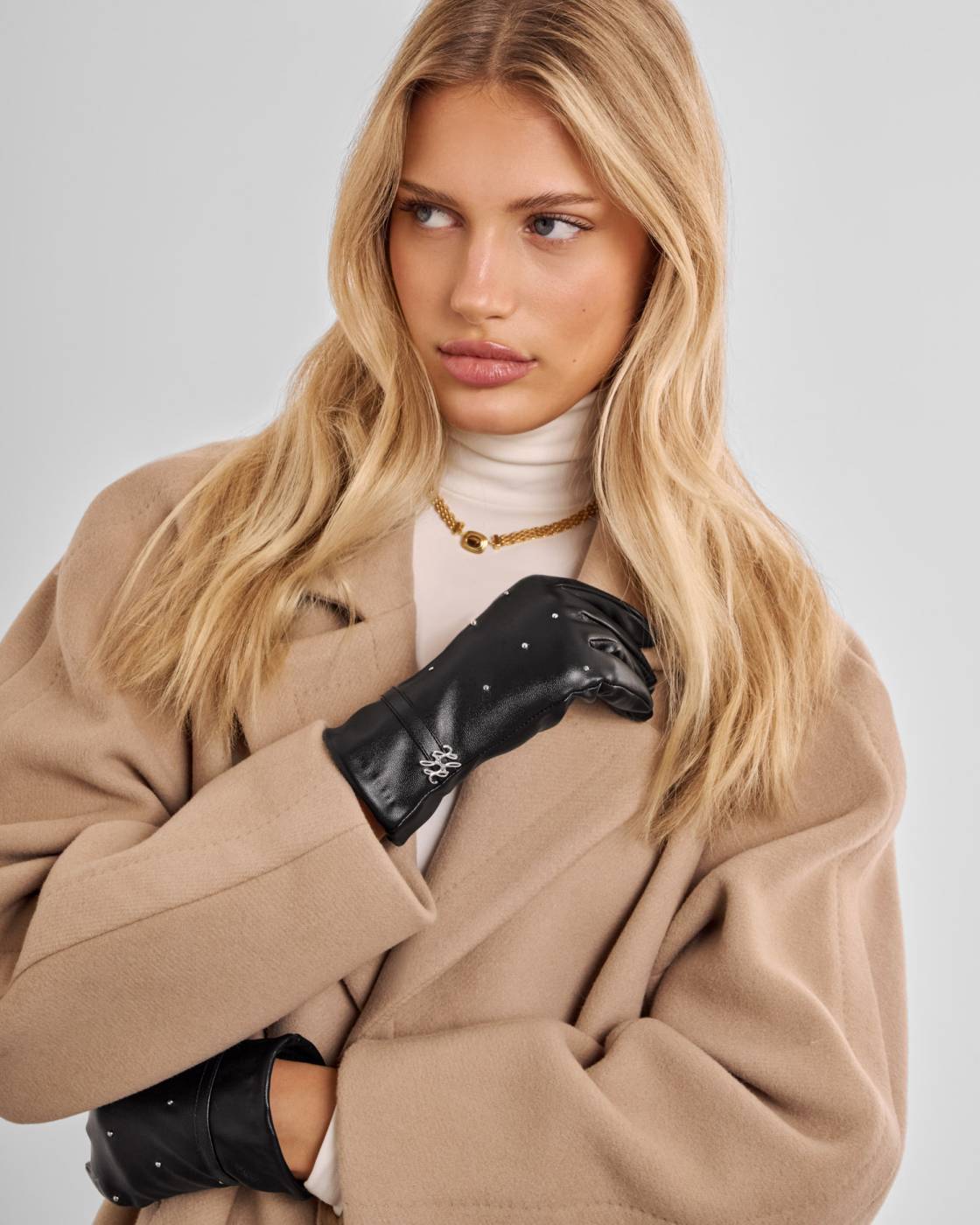 Katie Loxton Gift Boxed Faux Leather Gloves
