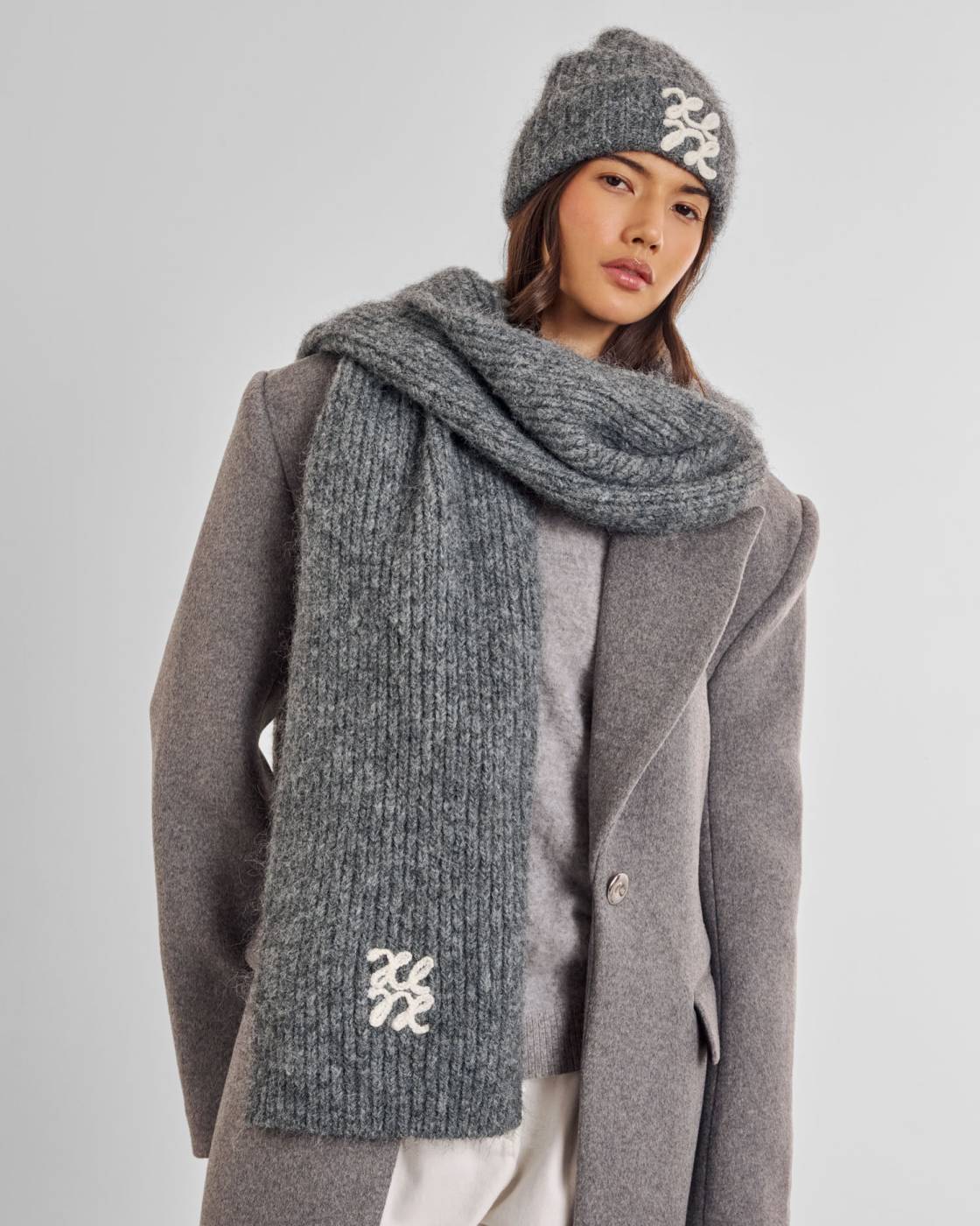 Katie Loxton Logo Appliqué Scarf