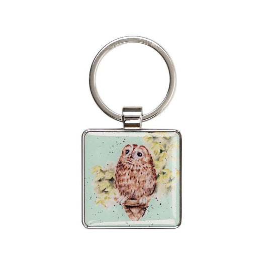 Wrendale Treetops Owl Keyring