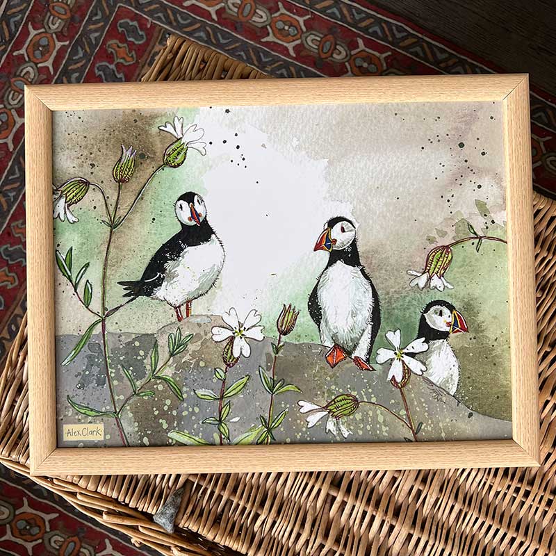 Alex Clark Puffins Lap Tray