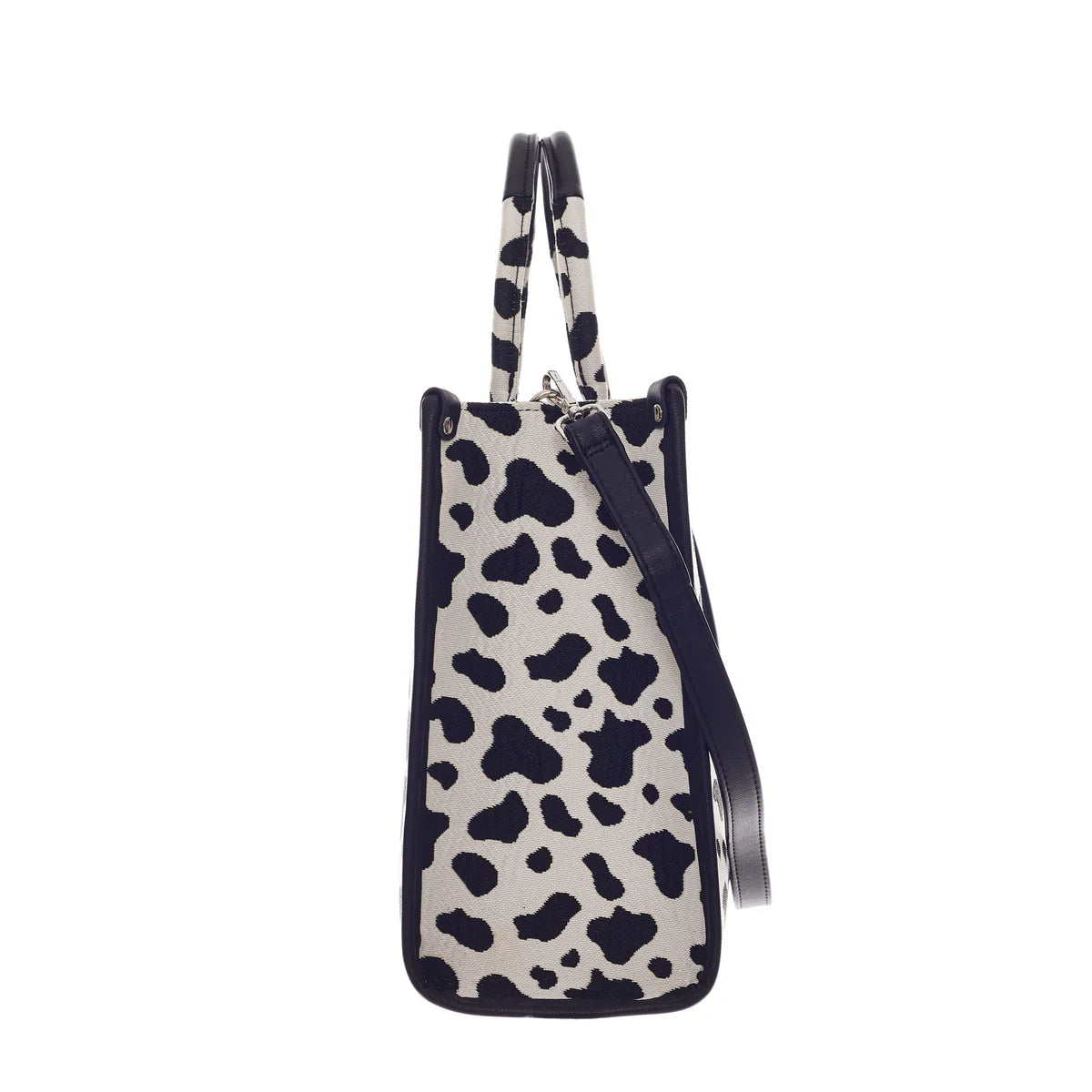 Signare Large Cow Print City Bag