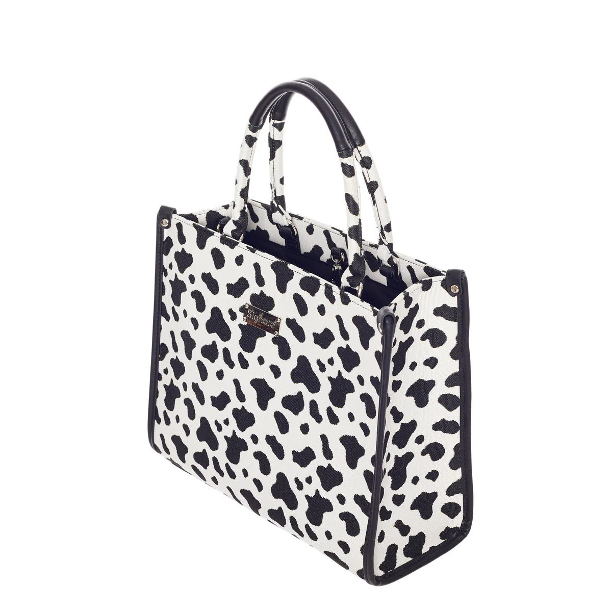 Signare Large Cow Print City Bag