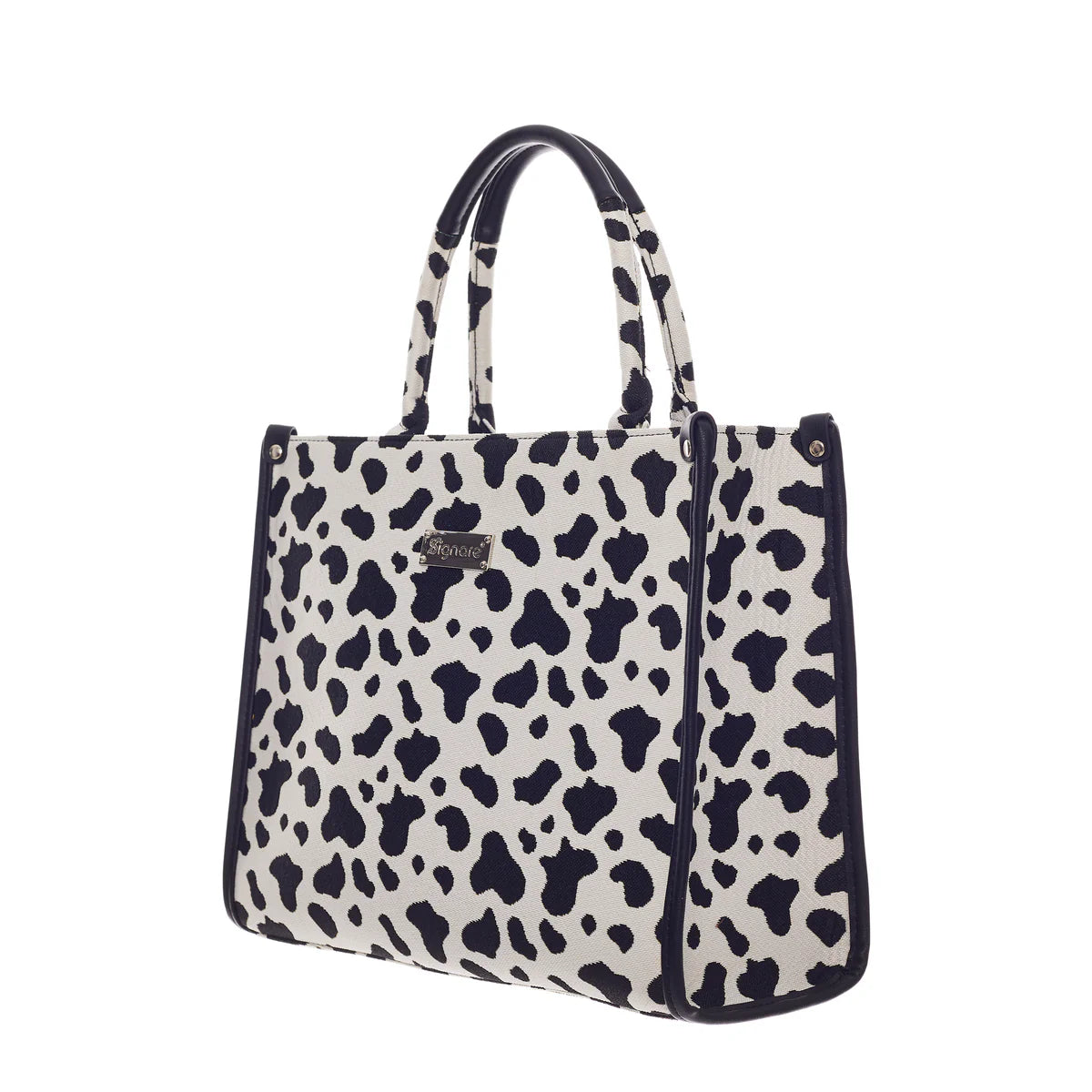 Signare Large Cow Print City Bag