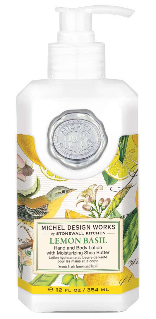 Michel Design Works Lemon Basil Hand & Body Lotion 355ml