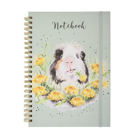 Wrendale Dandy Day Guinea Pig A4 Notebook
