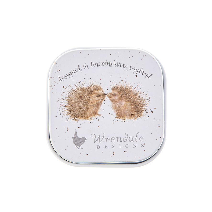 Wrendale Busy As A Bee Hedgehog Lip Balm Tin