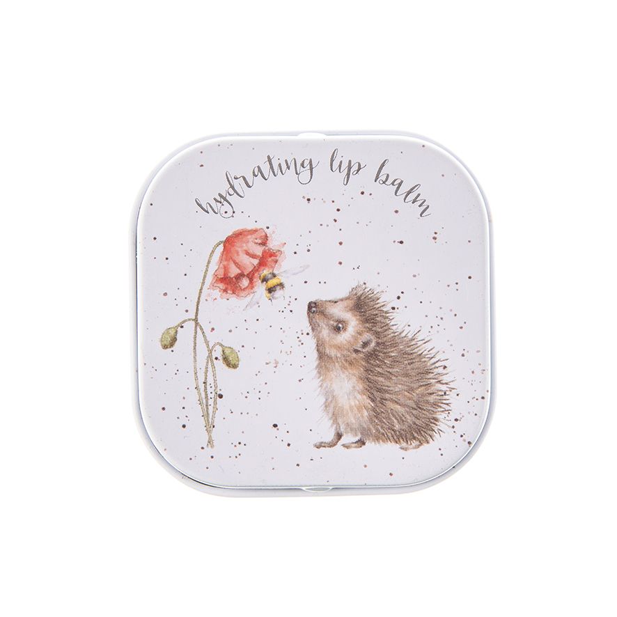 Wrendale Busy As A Bee Hedgehog Lip Balm Tin