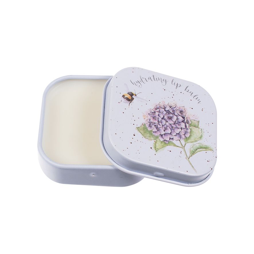 Wrendale Hydrangea Bee Lip Balm Tin