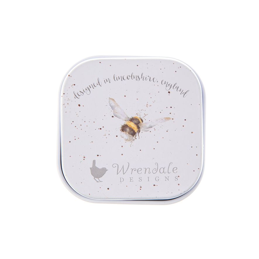 Wrendale Hydrangea Bee Lip Balm Tin