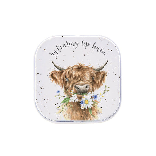 Wrendale Daisy Coo Cow Lip Balm Tin