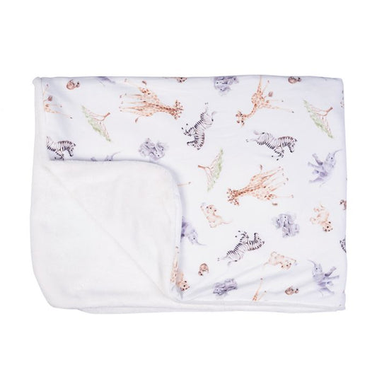 Wrendale Little Savannah African Animal Baby Blanket