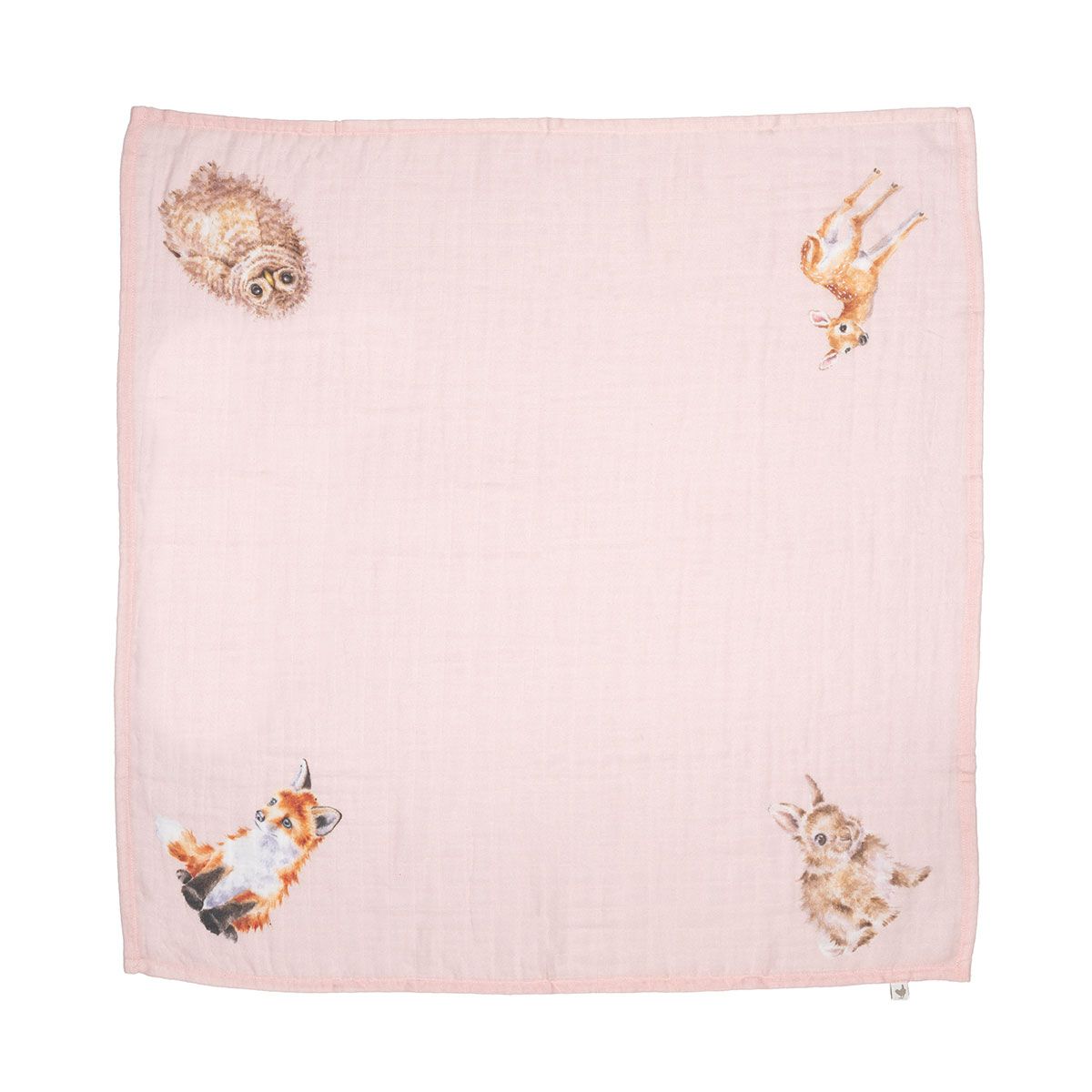Wrendale Little Forest Woodland Animal Muslin Gift Set