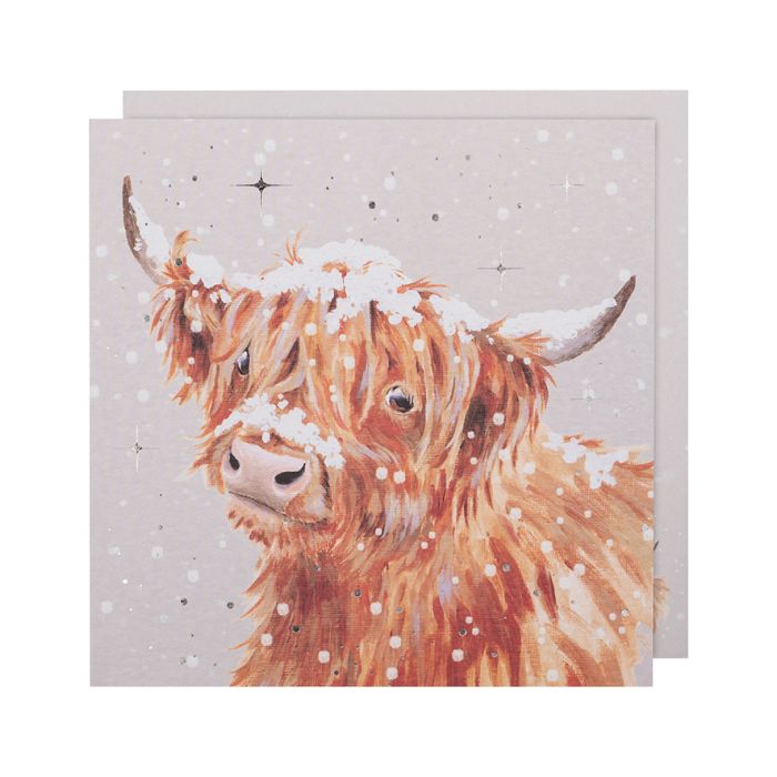 Wrendale Highland Snow Luxury Boxed Christmas Cards