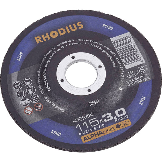 Rhodius KSM Metal Cutting Disc 180x3x22.23mm 