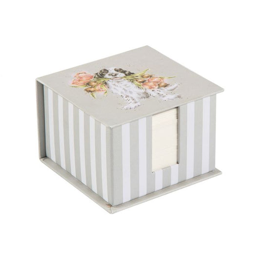 Wrendale Blooming with Love Spaniel Memo Block