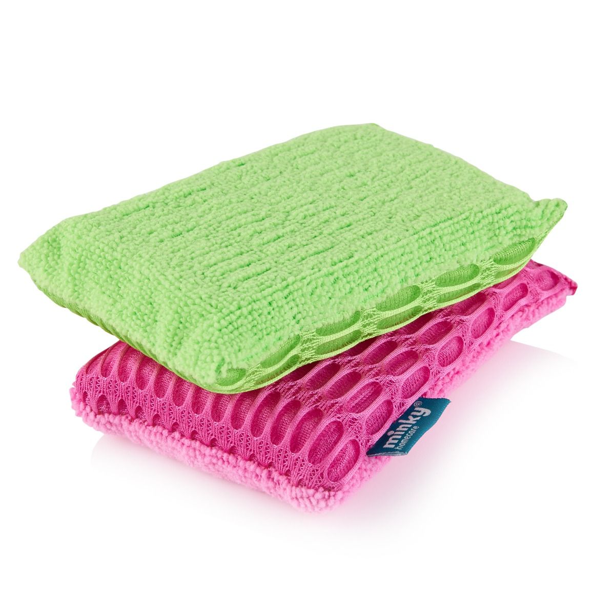 Minky Microfibre Pack of 2 Sponges