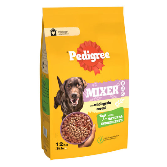 Pedigree Dog Food Mixer with Wholegrain Cereals 12kg