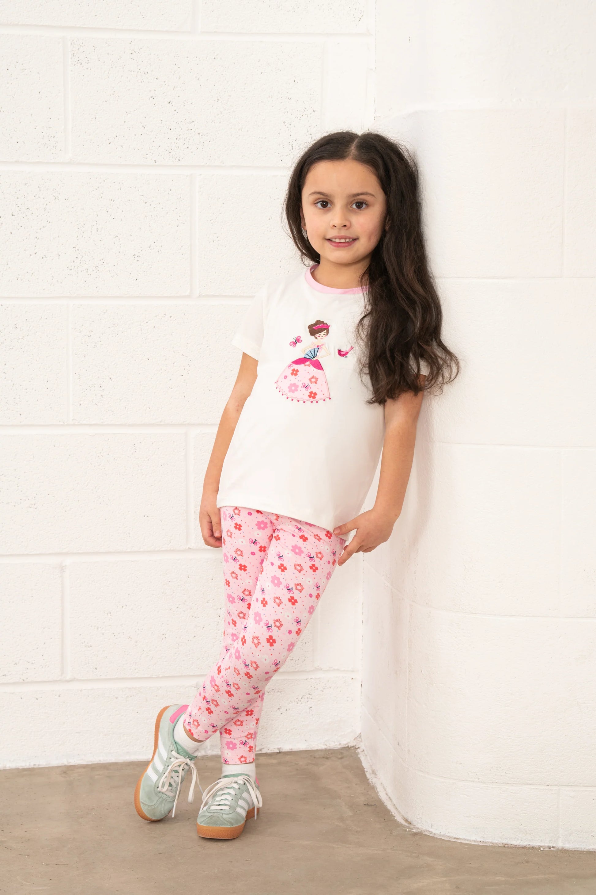 Lighthouse Mollie Pink Floral Leggings