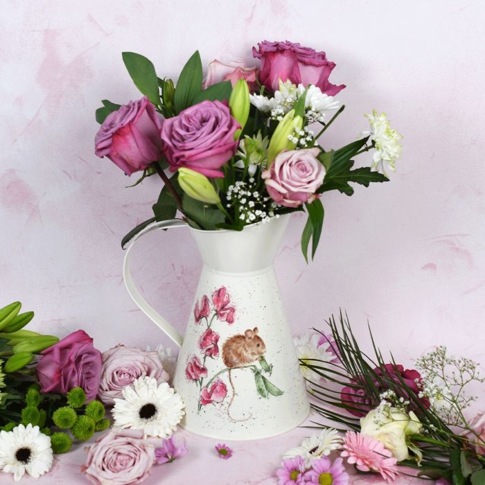 Wrendale The Pea Thief Mouse Flower Jug