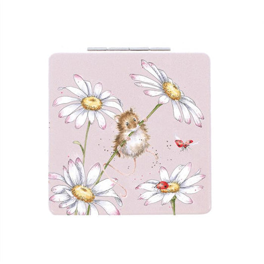 Wrendale Oops a Daisy Mouse Compact Mirror