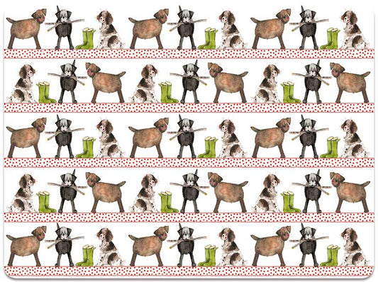 Alex Clark Country Dogs Placemat