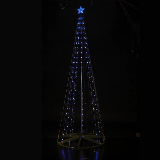 Noma 2.7m Spectrum remote control flexi wire Christmas tree illuminated with customizable light effects