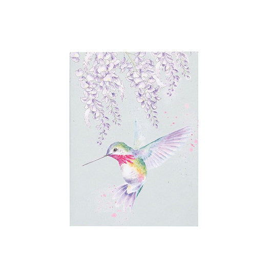 Wrendale Wisteria Wishes Hummingbird A6 Notebook