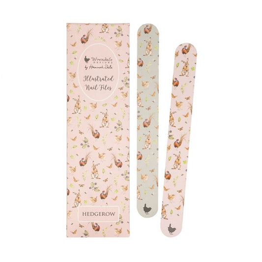 Wrendale Hedgerow Country Animal Nail File Set