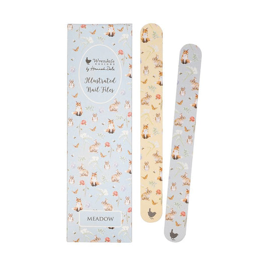 Wrendale Meadow Rabbit and Fox Nail File Set