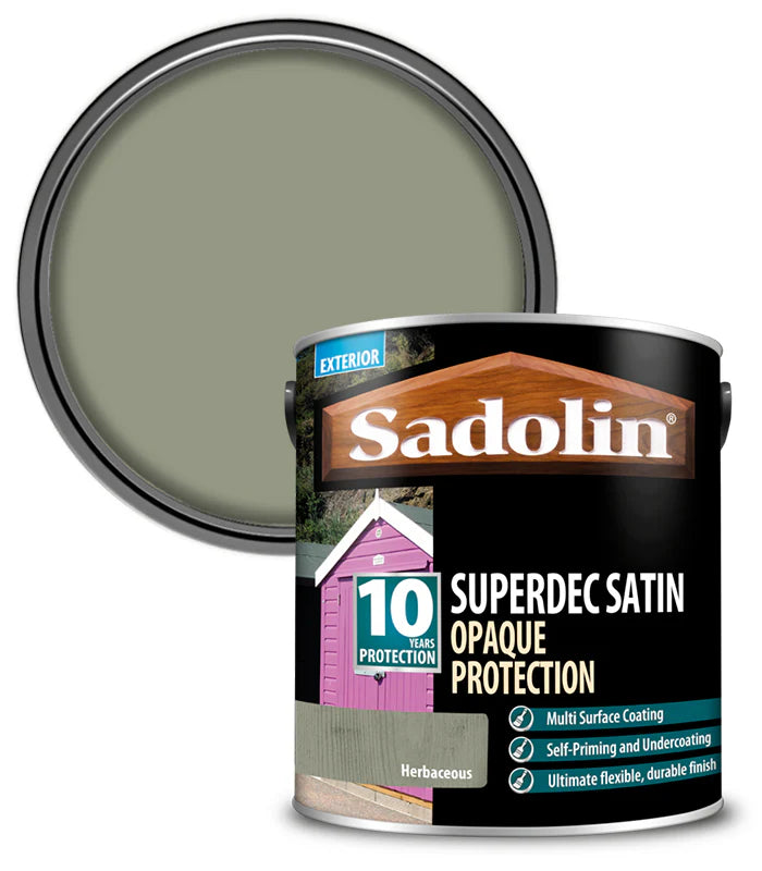 Sadolin Superdec Satin Opaque Wood Protection