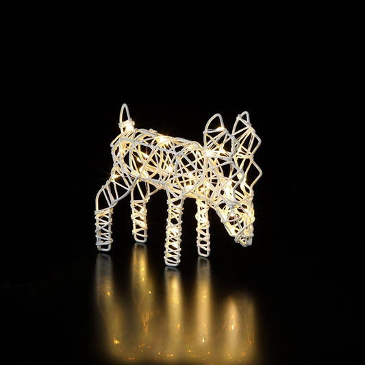 Noma Grazing Christmas Light Up Deer with LEDs 16cm