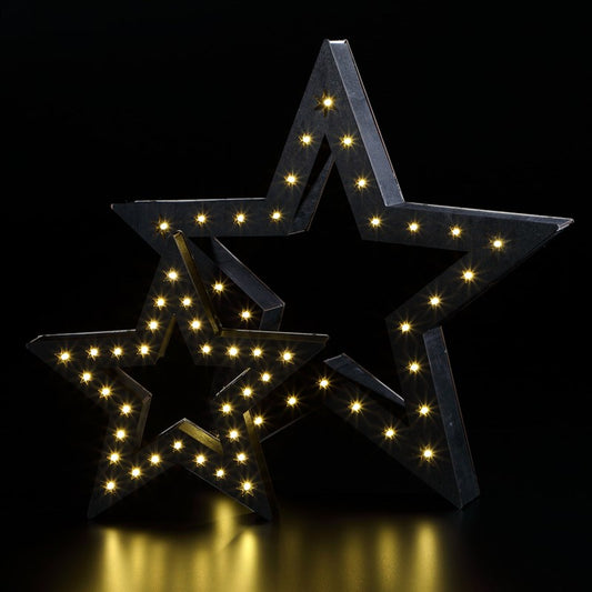 Noma Black Wooden Stars