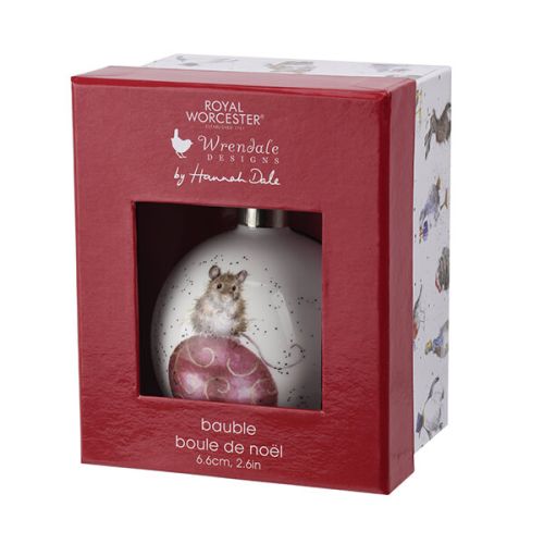 Wrendale Not A Creature Was Stirring Mouse Bauble