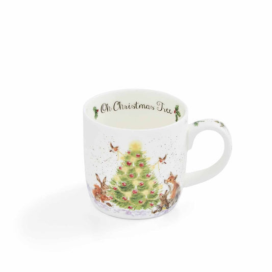 Wrendale Oh Christmas Tree Woodland animal Mug